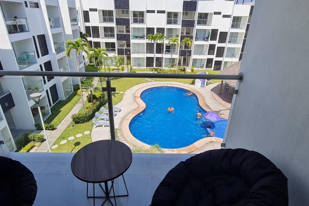 Ferienwohnung Bonito Penthouse Con Roof Garden Manzanillo Exterior foto
