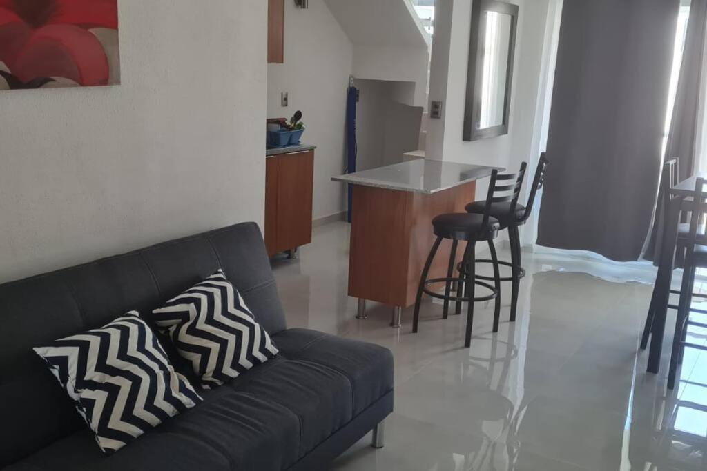 Ferienwohnung Bonito Penthouse Con Roof Garden Manzanillo Exterior foto